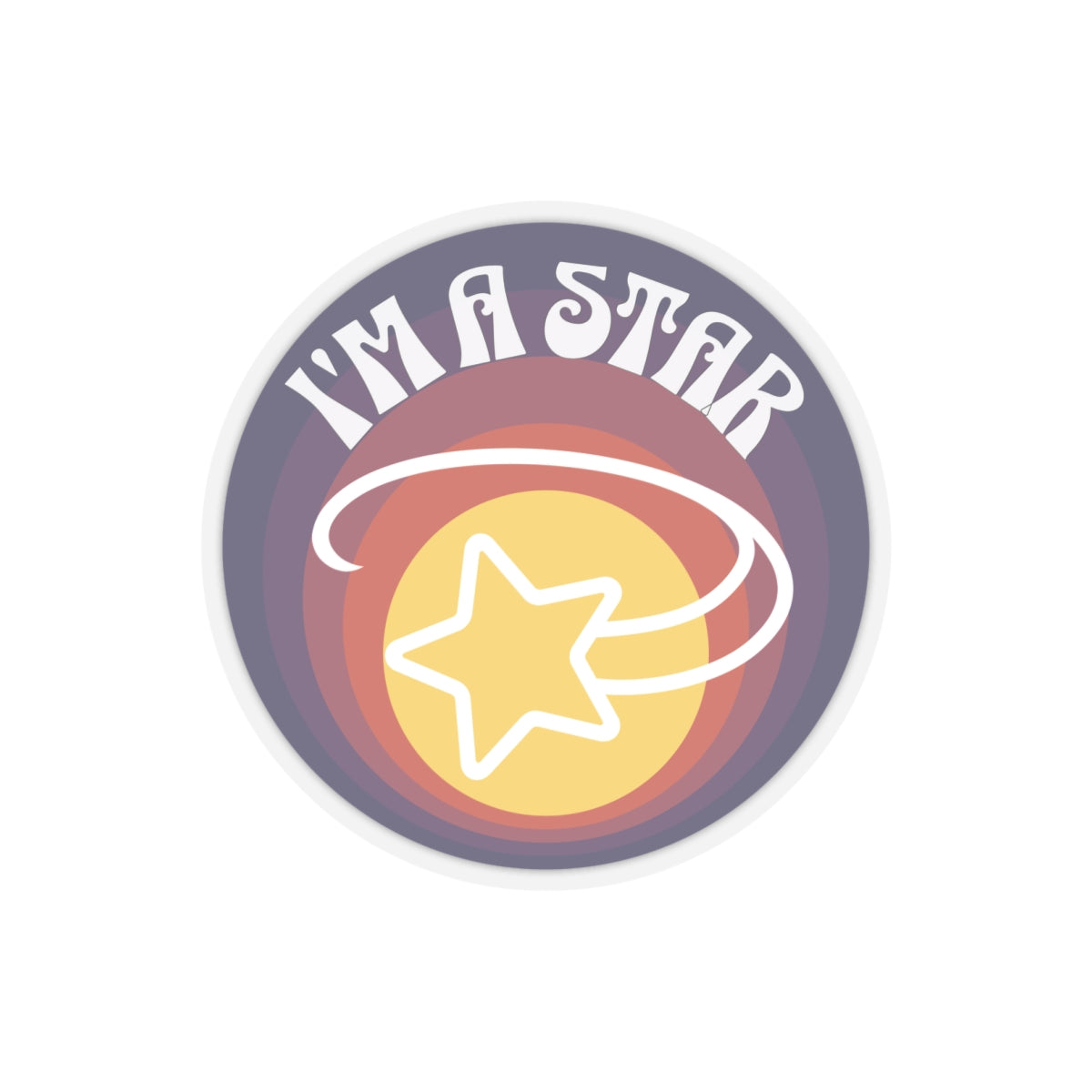 I'm a Star Kiss-Cut Stickers