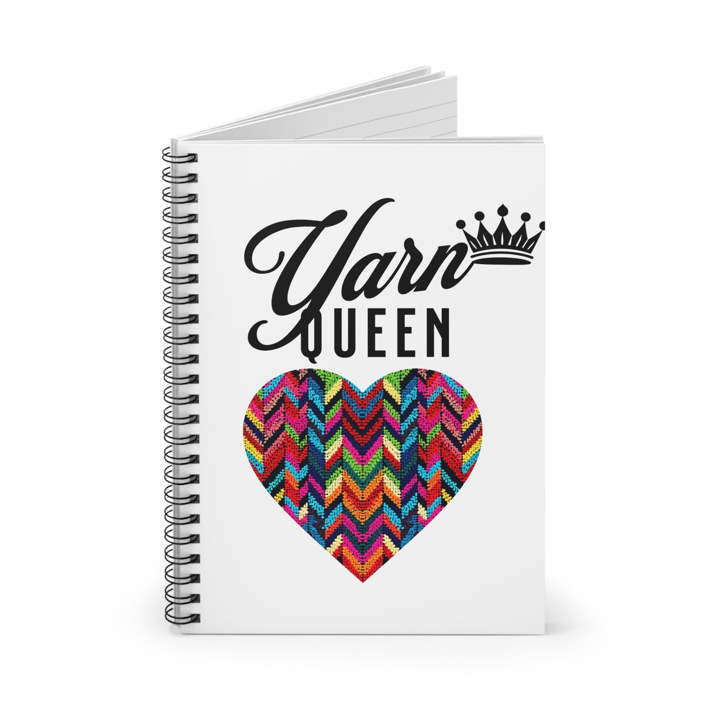 Copy of Yarn Queen Spiral Notebook - Ruled Line