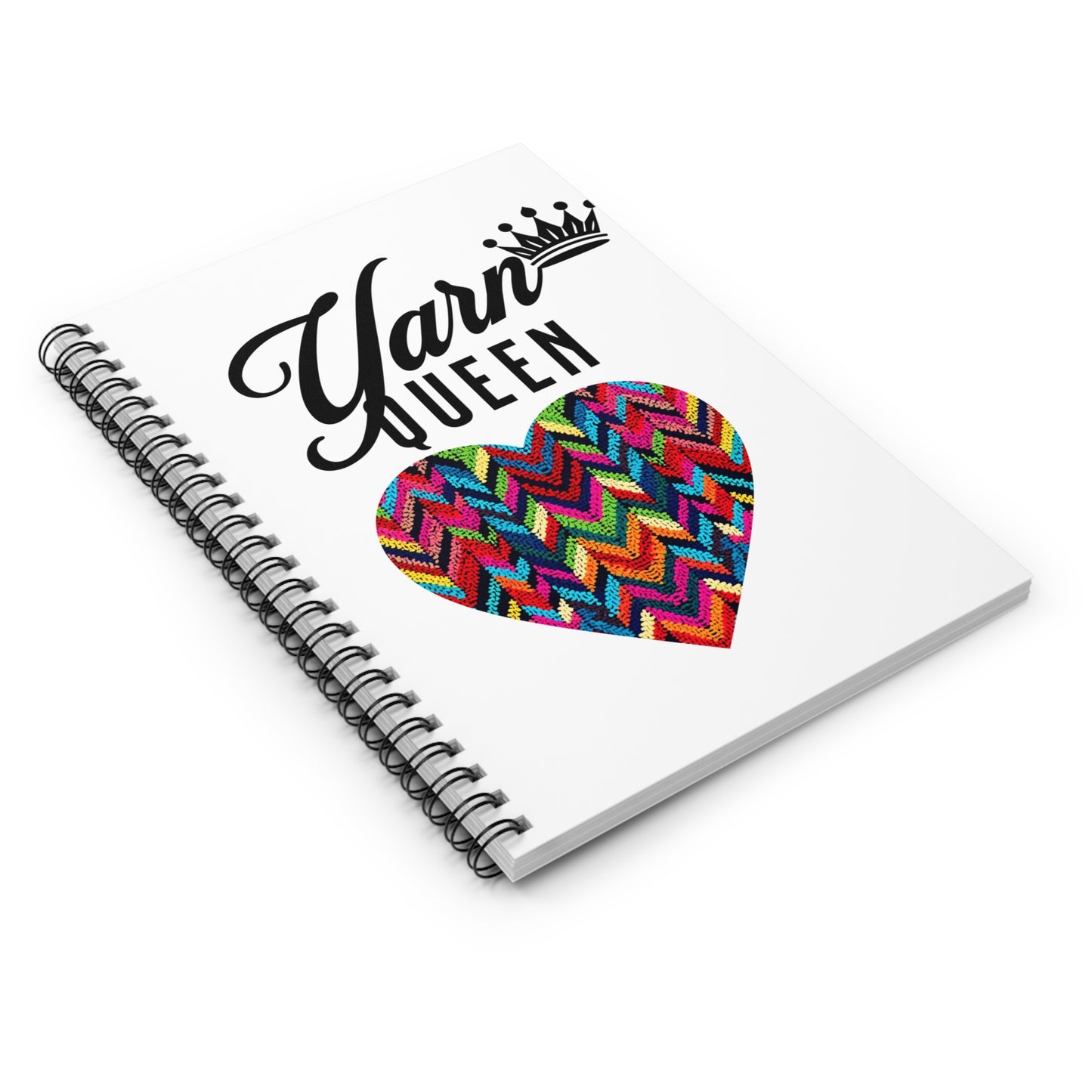 Copy of Yarn Queen Spiral Notebook - Ruled Line