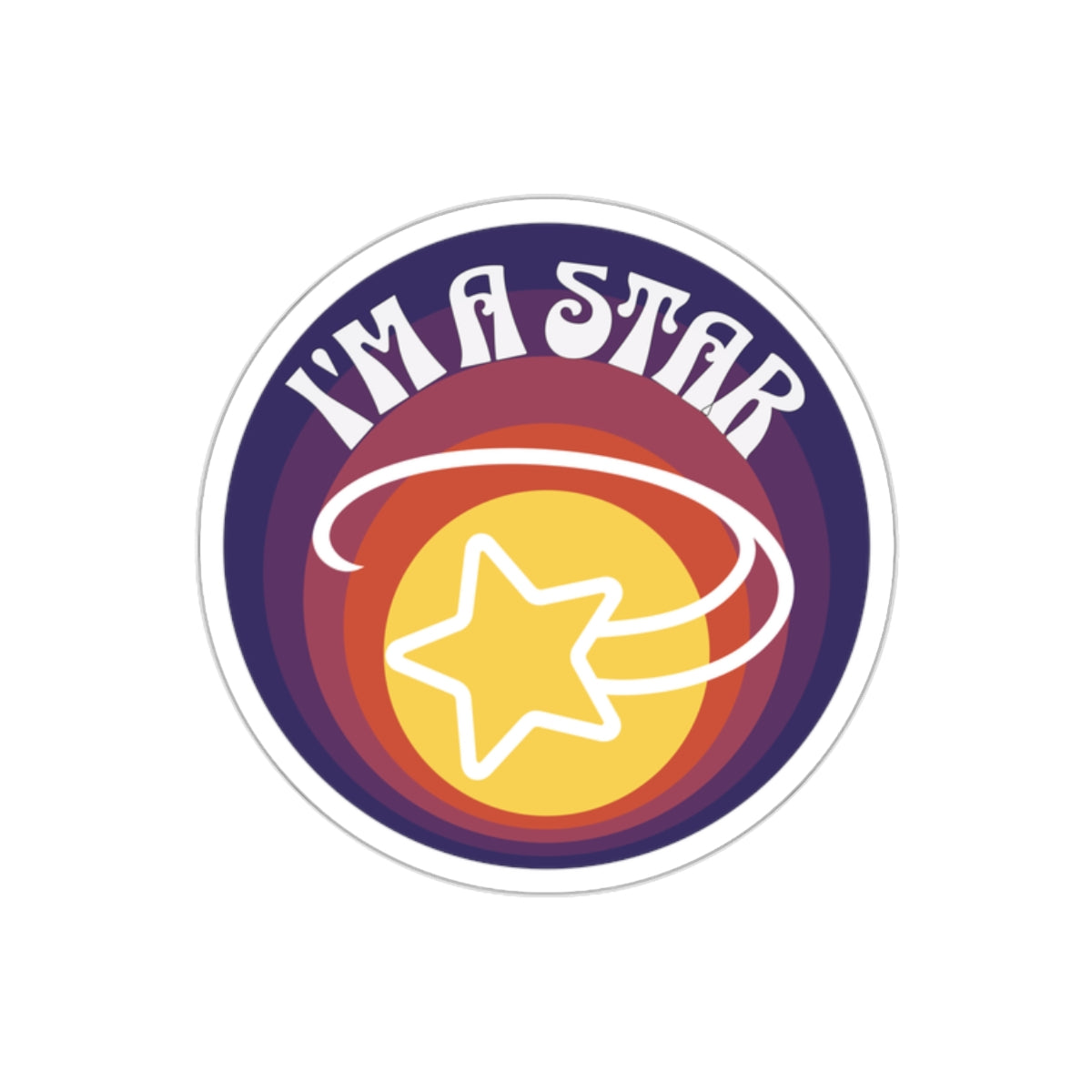 I'm a Star Kiss-Cut Stickers