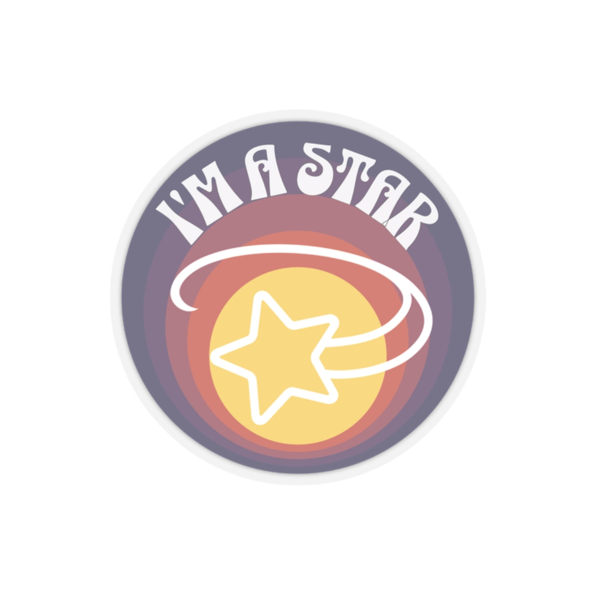 I'm a Star Kiss-Cut Stickers