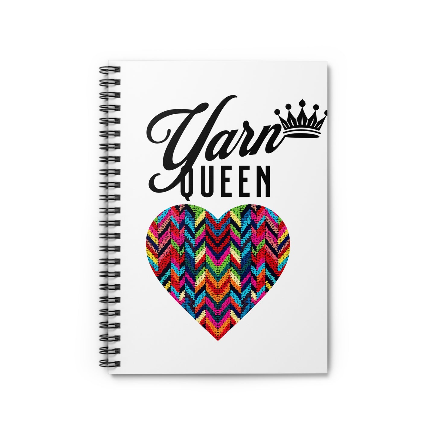 Copy of Yarn Queen Spiral Notebook - Ruled Line