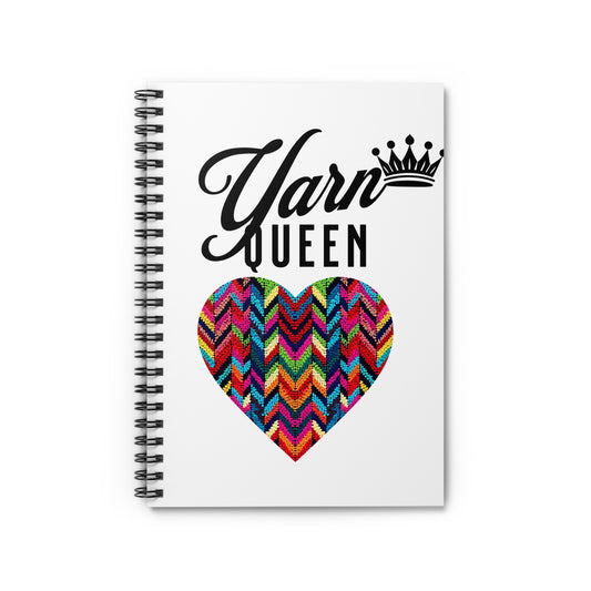 Copy of Yarn Queen Spiral Notebook - Ruled Line