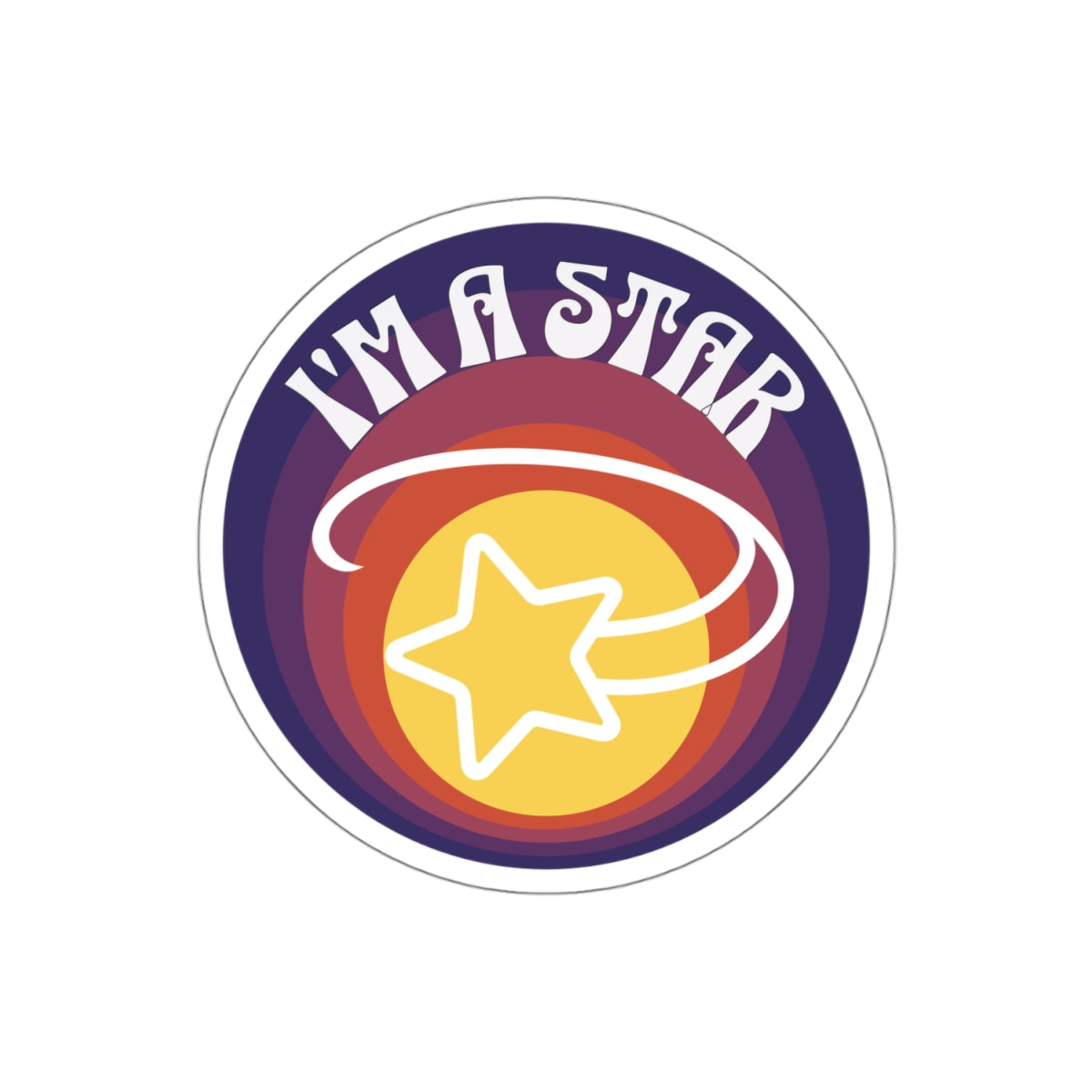 I'm a Star Kiss-Cut Stickers