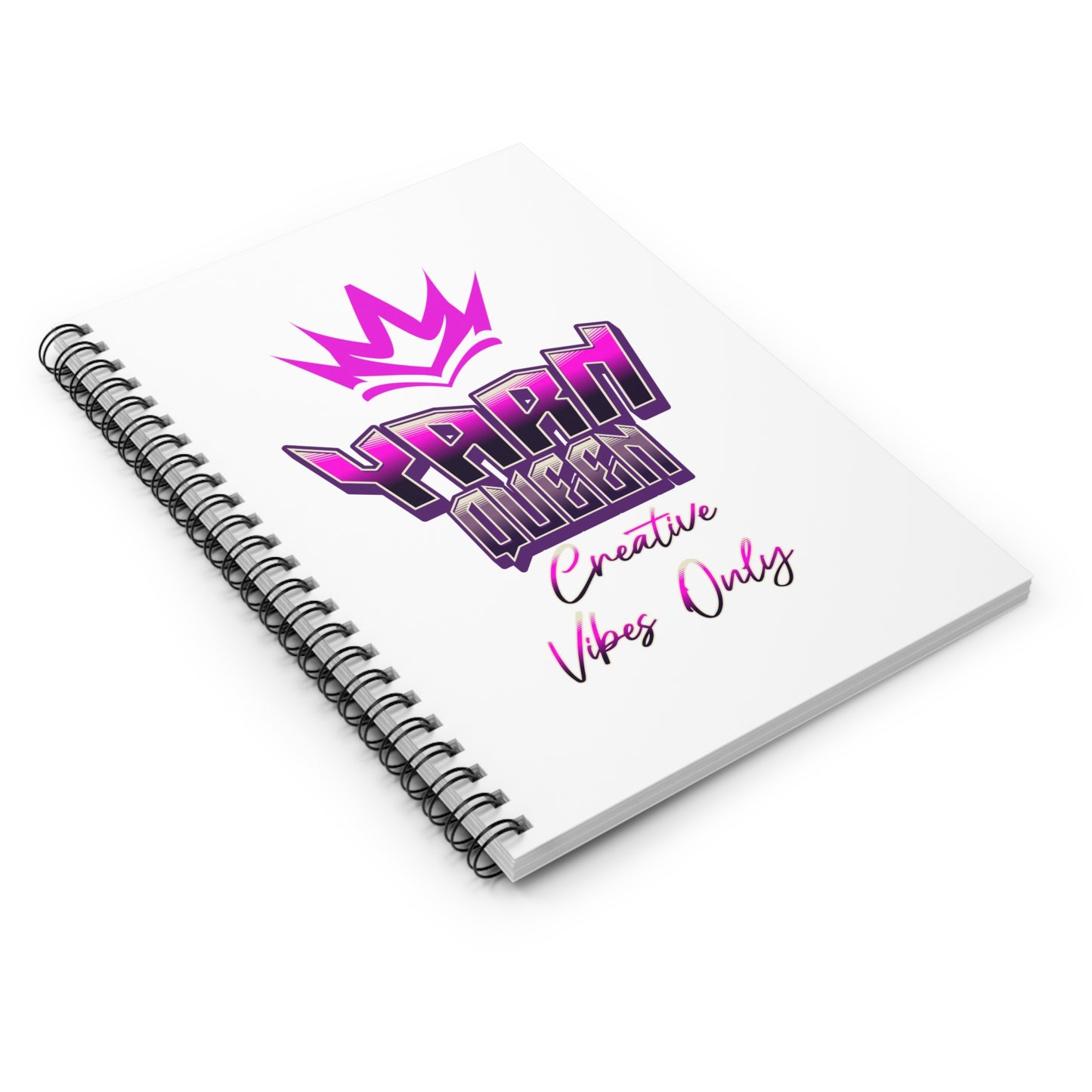 Yarn Queen Spiral Notebook - Ruled Line