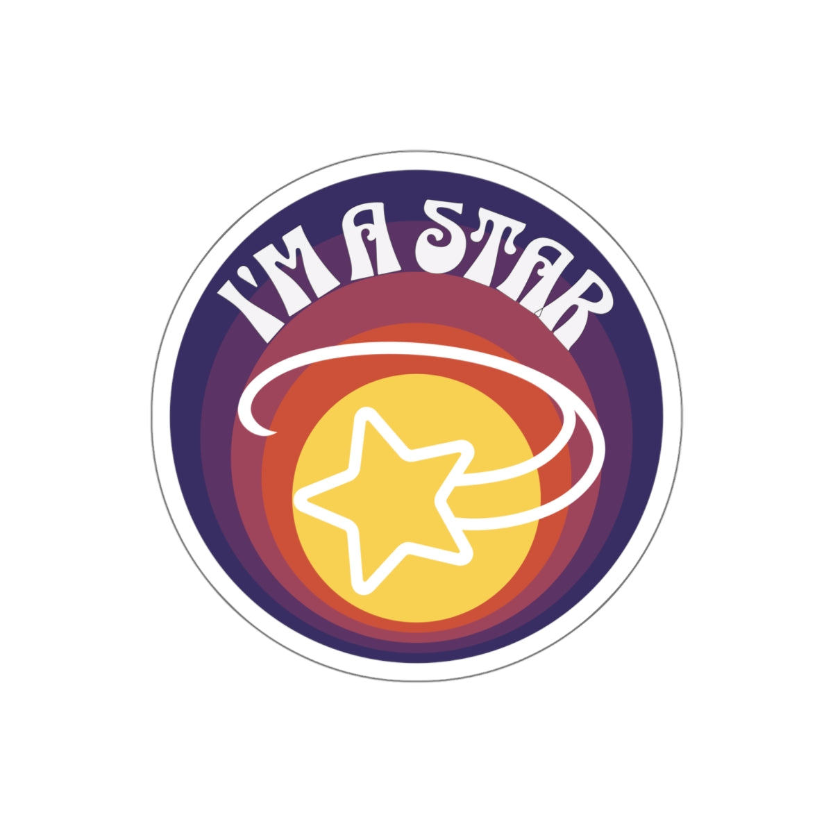 I'm a Star Kiss-Cut Stickers