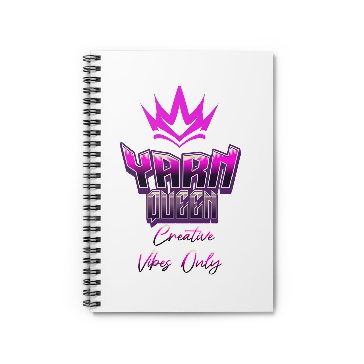 Yarn Queen Spiral Notebook - Ruled Line